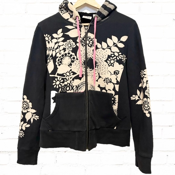 Roxy Tops - Vintage ROXY Zip Up Hoodie